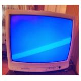 Vintage Phillips Magnavox Television Powers on