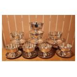 Lot of 12 Maple & Co London Footed Serving Bowls