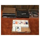 Magnavox VCR Player Cassette Player Books Etc