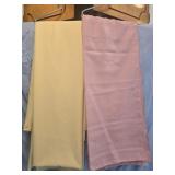 Lot of 2 vintage tablecloths