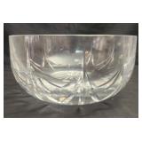 Decorative heavy crystal bowl