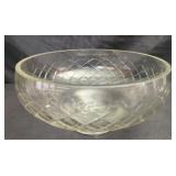 Large decorative glass bowl