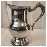 Silver plated pitcher