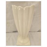 White ceramic vase