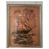 Beautiful ship print