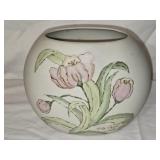 Hand Painted Lovin Porcelain Vase by Gaby Capp