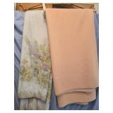 Lot of 2 vintage tablecloths