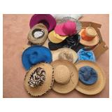 Estate lot of sun hats