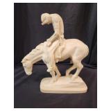 Resin Giannetti Indian End of Trail Italian