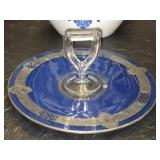 Antique elegant Glassware Serving Dish