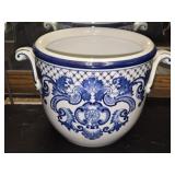 Large Bombay Decorative Blue & White Ceramic Bowl