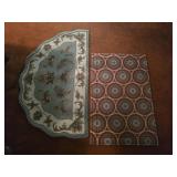 Lot of 2 small rugs