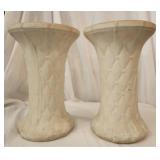 Vintage Mccoy pottery decorative vases