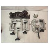 Lot of clamps and a plain
