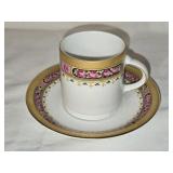 Bavarian German Made Porcelain Cup & Saucer