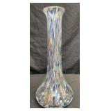Beautiful multicolor stretched glass vase