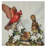 Xeramic Cardinal Family by Andrea 1998 SEE DESC