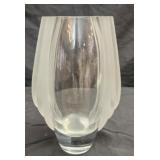 Beautiful frosted glass vase