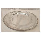 3 silver plated plates