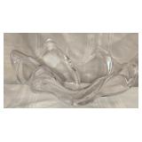 France Cofrac Art Verrier Crystal Glass Bowl