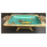 Vintage Decorative metal serving tray