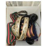 Estate lot of ladies belts