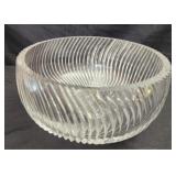 Large decorative crystal bowl