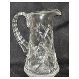Small Crystal Creamer Pitcher