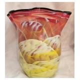 LRG 2002 Rosetree New Orleans Blown Glass Vase