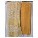 Lot of 2 Vintage Tablecloth Linens