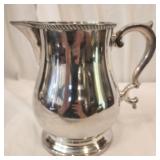 Poole silver plated pitcher