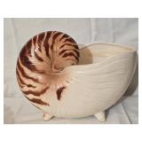 Fitz & Floyd Ceramic Shell Planter Decor