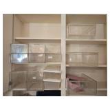 Estate lot of clear containers