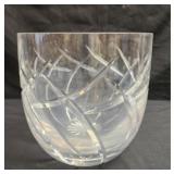Large decorative glass bowl