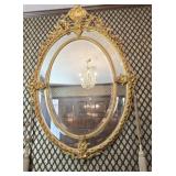 19th Century French Rococo Style Giltwood Mirror