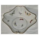 Limoges France Butterfly Dish
