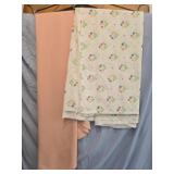 Lot of 2 vintage tablecloths