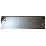 Beveled edge mirror display
