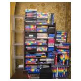 Estate lot of VHS tapes