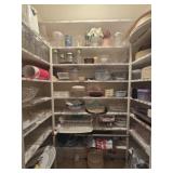 Estate lot of plastic bowls and more