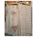 Lot of 2 vintage tablecloths