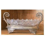 Beautiful Silver plated Base Crystal Dish Insert
