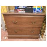 Hoosier brand wood filing cabinet