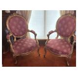 Pair of Antique Victorian style chairs