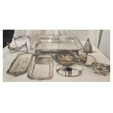 Estate lot of misc silver plated pieces