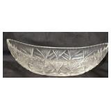 Decorative Crystal Glass Oblong Piece
