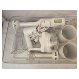 Braun mixer with accessories
