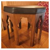 Vintage Leather top Stool