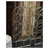 Metal Decorative Wine Bottle Holder