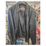 Large size Harley Davidson thick leather jacket